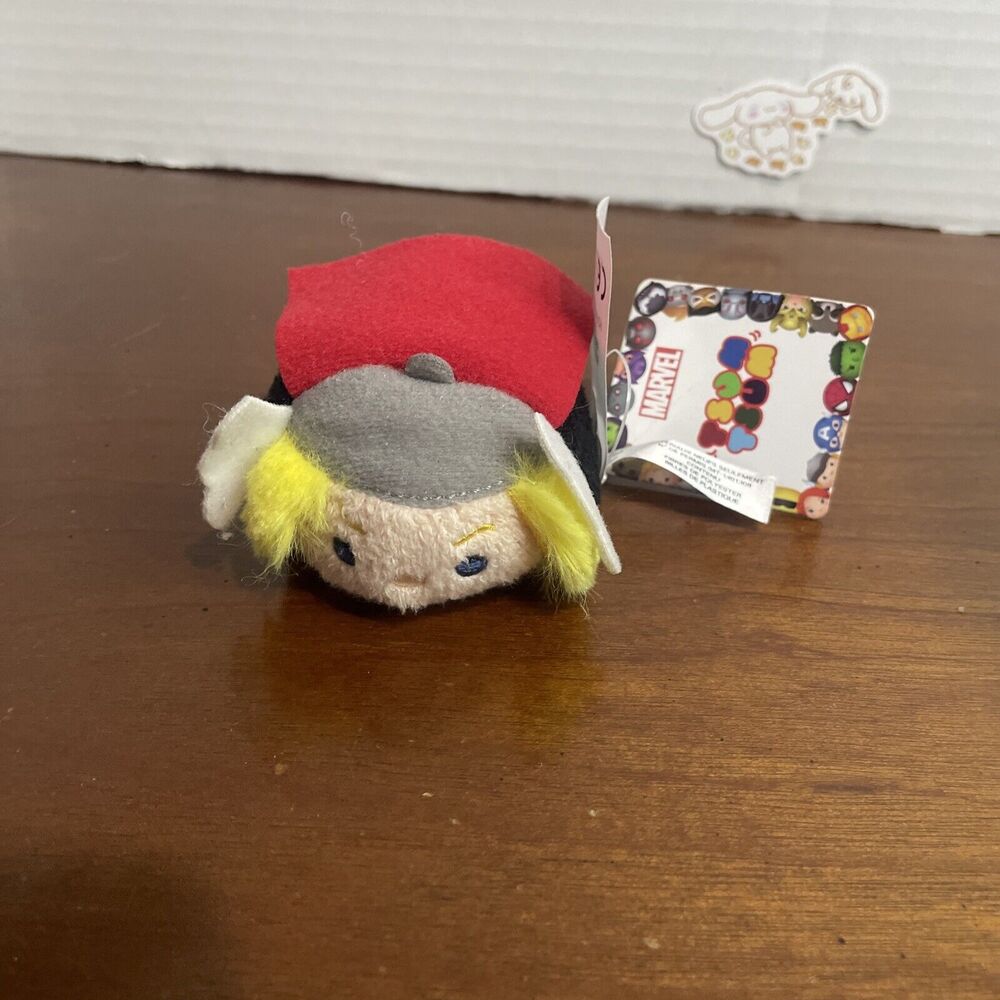 NWT Disney Mini Tsum Tsum Plush Marvel Thor God Of Thunder Male Stuffed Toy Doll
